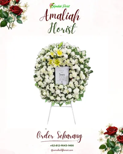 Krans Bunga Duka Cita di Cibalung